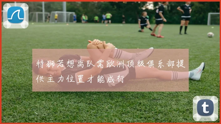 特狮若想离队需欧洲顶级俱乐部提供主力位置才能成行